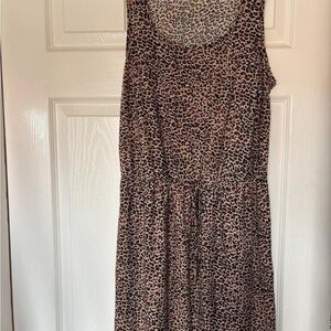 SHEIN Leopard Print Dress - Brown and Black
